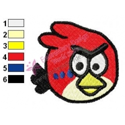 Angry Birds Embroidery Design 037